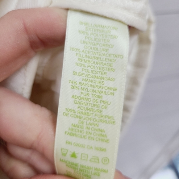 Sigrid Olson Rabbit Fur Trim Jacket - Picture 7 of 8